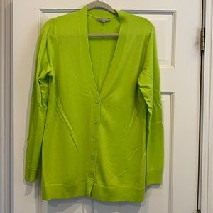 Gap long length cardigan. Sz large. Green. So pretty